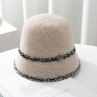 【YD】 New Fashion Woman Wool Knit Hat Womens Warm Basin Skullies