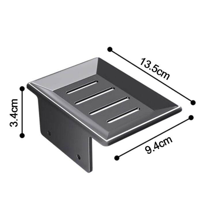 sociable-อลูมิเนียมอวกาศ-จานสบู่-ระบายน้ำได้-อุปกรณ์ติดผนัง-กล่องใส่สบู่-สร้างสรรค์และสร้างสรรค์-โลหะสำหรับตกแต่ง-ถาดใส่สบู่-ที่จัดระเบียบสำหรับอ่างล้างจานในห้องน้ำ