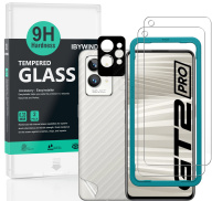 Tấm Bảo Vệ Kính Cường Lực Ibywind Realme GT 2 Pro 5G [Gói 2 Chiếc] [Bảo Vệ Lưng Bằng Sợi Carbon]-Trong Suốt Với Miếng Bảo Vệ Ống Kính Caear thumbnail