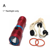 IPX8 Waterproof Dive Underwater 100 Meter Professional Diving Flashlight Torches WhiteYellow Lamp Dive Light Camping Lanterna