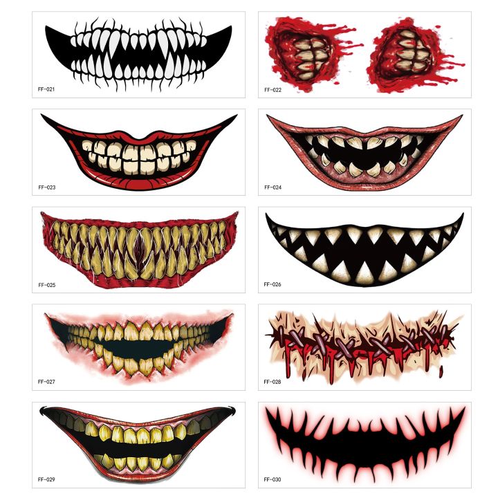 hot-dt-1pcs-stickers-horror-lips-big-mouth-tattoos-makeup-smile