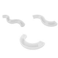 3Pcs Wave Line S-Shaped Candlestick Linear Mirror Silicone Mould DIY Crystal Epoxy Resin Mold