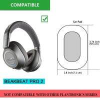 เบาะที่ครอบหู R25-51สำหรับ Plantronics Voyager 8200 UC/Plantronics Backbeat Pro2 Gamer อุปกรณ์เปลี่ยนหูฟังสำหรับเกมเมอร์ชุดหูฟังไร้สาย