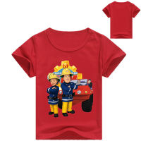 Fireman Sam เสื้อยืดชายเสื้อแขนสั้นสำหรับเด็กหญิง Tops 2021ฤดูร้อนเด็กใหม่เสื้อยืดลำลองเสื้อแขนสั้นลายการ์ตูนเด็กเสื้อผ้าฤดูร้อน Casual Tees