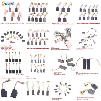 【YF】 1-20PC Drill Electric Grinder Replacement  Power Tool Carbon Brush Graphite Copper Spare Parts For Motor