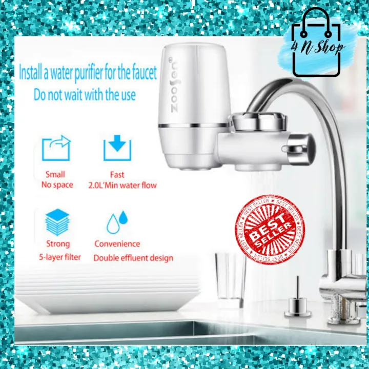 4N Store 7 Layer Zoosen Faucet Water Purifier Authentic Zoosen 7 Stage