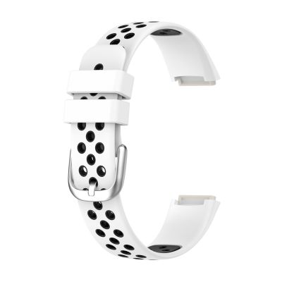 สำหรับ Fitbit Luxe 2นาฬิกาซิลิโคนสี (สีขาวสีดำ) (ลดเอง)