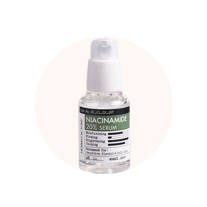 [DERMA FACTORY] Niacinamide 20% Serum 30ml | Lazada