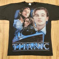 2023 เสื้อยืดผ้าฝ้าย TITANIC bootleg *มาใหม่ ไททานิก บูทเลก ผ้า100 ฟอกนุ่ม วินเทจ เฟดสวย มาน้อย Vtg.S-3XL เสื้อยืดคอตตอนลำลอง