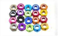 Multicolor aluminium campuran kacang M2 M3 M4 M5 nut untuk sekrup mur self-locking nut model