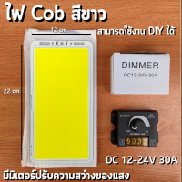 ไฟโซล่าเซลล์ แผงไฟ LED COB DIY 12V 70W (สีขาว) พร้อมมิเตอร์ปรับความสว่างของแสง สินค้าพร้อมส่ง รับประกันสอนค้า สินค้าในไทย