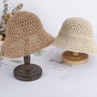 Solid breathable straw hat Women 39;s summer hat women 39;s hats for the sun straw hat Bucket hat Summer hat beach Hat uv protection