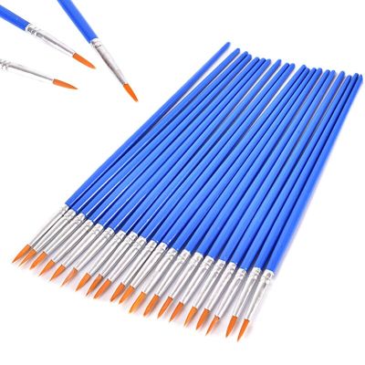 10Pcs Paint by Numbers Miniature Brushes Detail Paint Brushes For Fine Detailing Art Painting Artist Miniature Model Maker Tool Paint Tools Accessorie