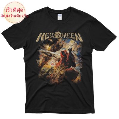 พร้อมส่ง เสื้อยืดลําลอง ผ้าฝ้าย 100% แขนสั้น พิมพ์ลาย Helloween Skyfall สีดํา พลัสไซซ์ XS-XXXL ของขวัญวันเกิด สําหรับผู้