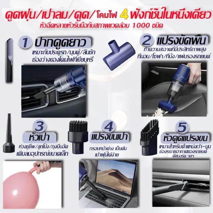 รับประกัน-10-ปี-suitu-4in1-เครื่องดูดฝุ่นในรถ-98000pa-เครื่องดูดในรถ-มีการรับประกัน-เครื่องดูดฝุ่นไร้สาย-เครื่องดูดฝุ่นรถ-เครื่องดูดฝุ่น-เครื่องดูดฝุ่นในรถยนต์-เครื่องดูดฝุ่นในรถไร้สาย-เครื่องดูดฝุ่นร