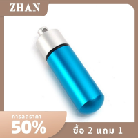 ZHAN กล่องใส่ยากันน้ำสำหรับการตั้งแคมป์การเดินทางการเดินทางท่องเที่ยวกล่องใส่ยาพวงกุญแจกล่องยารักษาสุขภาพ