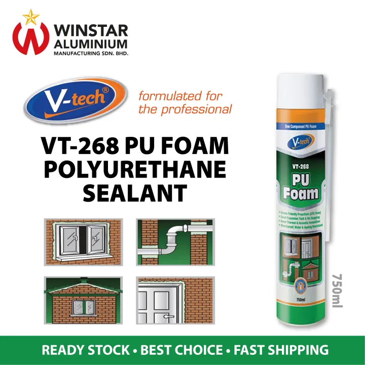 VT268 PU Foam Polyurethane Sealant 750ML Lazada