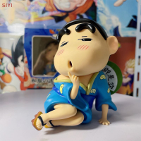 SIYI?Gift?Cheap? Crayon Shin-Chan หุ่นการ์ตูนอะนิเมะ Shinnosuke Nohara GK ประติมากรรมทราย wafuku ของที่ระลึกของเล่นน่ารัก