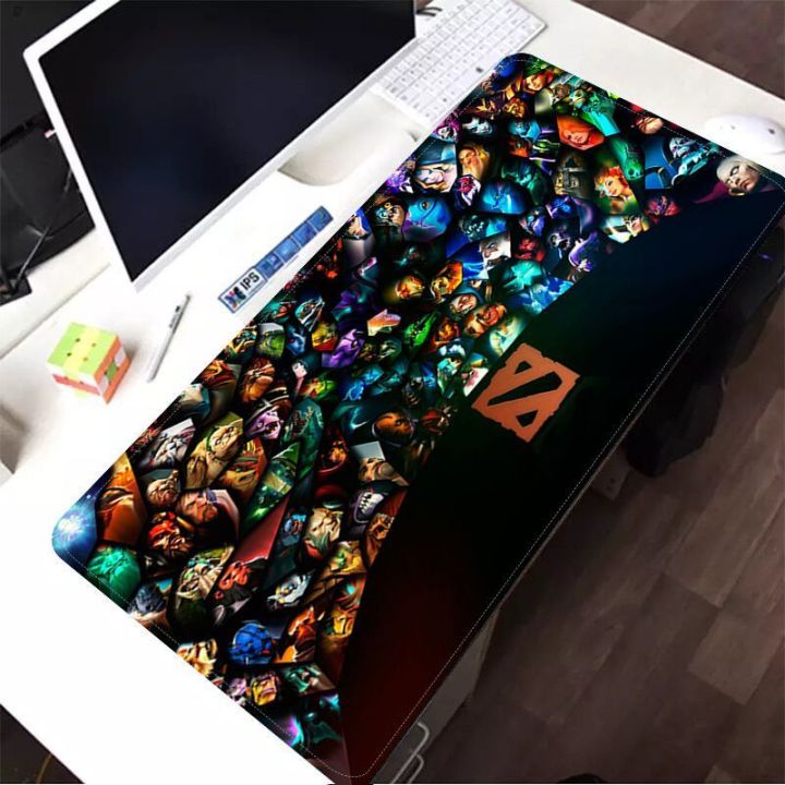 เครื่องเกม-dota-2-90x40-ซม-แผ่นรองเมาส์หนาขนาดใหญ่แป้นพิมพ์เกมมิ่งขนาดใหญ่แล็ปท็อปโต๊ะเครื่องแป้ง-mousemat-escritorio