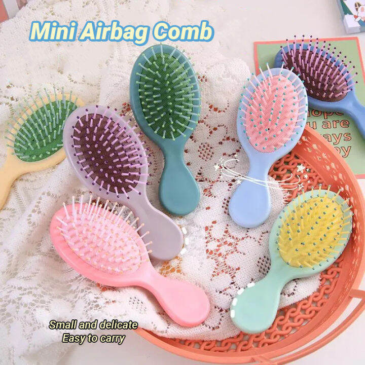 Korean Girls Hair Scalp Massage Comb Hairbrush Wet Curly Hair Brush