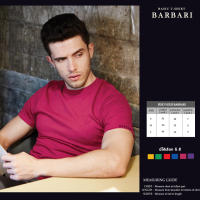 Barbari เสื้อยืดคอกลม  Premium Cotton 100%  ใส่ได้ทั้งผู้ชายผู้หญิง (BR3)