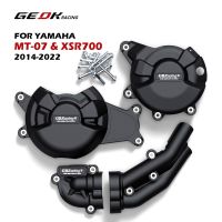 MT07ป้องกันฝาครอบเครื่องยนต์มอเตอร์ไซค์ FZ07สำหรับยามาฮ่า MT-07 FZ-07 XSR700 2014 2015 2016 2017 2018 2019 2020 2021 2022 2023