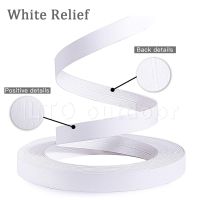 White relief Wood Veneer Edge Banding  Preglued Flexible Wood Tape Iron on with Hot Melt for Cabinet Furniture Restoration Spine Supporters