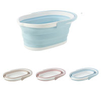 Folding Bucket Portable Foldable Basin Wash Outdoor Fishing Wash Car Storage Container Travel Wash Supplie Household Clean Tool