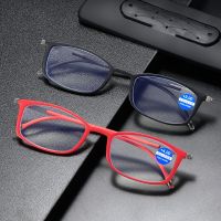 Portable Ultra Thin Reading Glasses with Phone Stands Glasses Case Mini Wallet Presbyopia Eyeglasses Full Frame 1.5 2.0 2.5