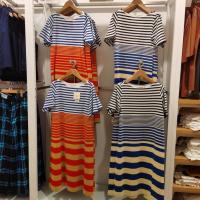 ☜ฮูดดี้☌2022ใหม่ Uniqlo 2022ฤดูร้อน Couturiers ความร่วมมือรุ่น MAR PJ Gradient Stripe ชุด (แขนสั้น) 447565