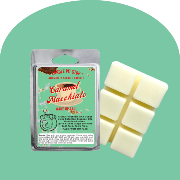 "Caramel Macchiato" NATURAL Soy Wax Cubes I Long Lasting Scent I