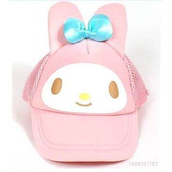 sanrio-ns3-หมวกบังแดด-ลายการ์ตูนกระต่าย-hello-kitty-น่ารัก-สไตล์ญี่ปุ่น-สําหรับเด็ก