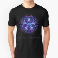 .Psychedelic Trippy Hexagon Star Indigo Mandala-Fractal Sacred Geometry T Shirt Cotton 6Xl Psychedelic Trippy Hexagon Star