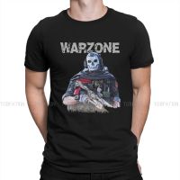 Cod Game Warzone Essential Tshirt Vintage Fashion MenS Streetwear Tops Loose Cotton Crewneck T Shirt S-4XL-5XL-6XL