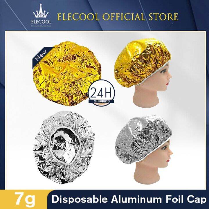 shower-cap-heat-insulation-aluminum-foil-insulation-hat-stretchable-elastic-hair-nets-wig-cap-dyeing-cap-hair-dyeing-tools-adhesives-tape