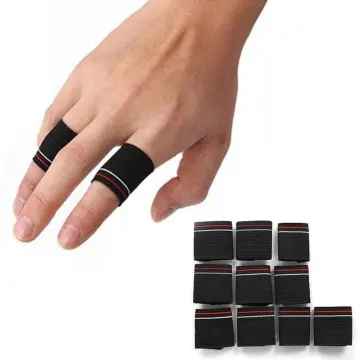 10Pcs Stretchy Finger Protector Sleeve Support Arthritis Sport Aid Guard  Band Fishing Stripping Guards Anti Scratch