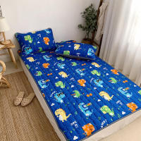 1 pc Quilted Mattress Pad Machine Washing Non-slip Bedspread Single Queen King Printed Kids Bed Pad Mattress