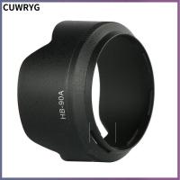 CUWRYG HB-90A 62มม. เลนส์ฮู้ด เอบีเอสเอบีเอส สีดำสีดำ เลนส์กล้องบังแดด ใช้งานได้จริง ฝาครอบป้องกันแสงสะท้อน สำหรับ Nikon Z DX 50-250มม. F/4.5-6.3 VR อุปกรณ์เสริมกล้อง