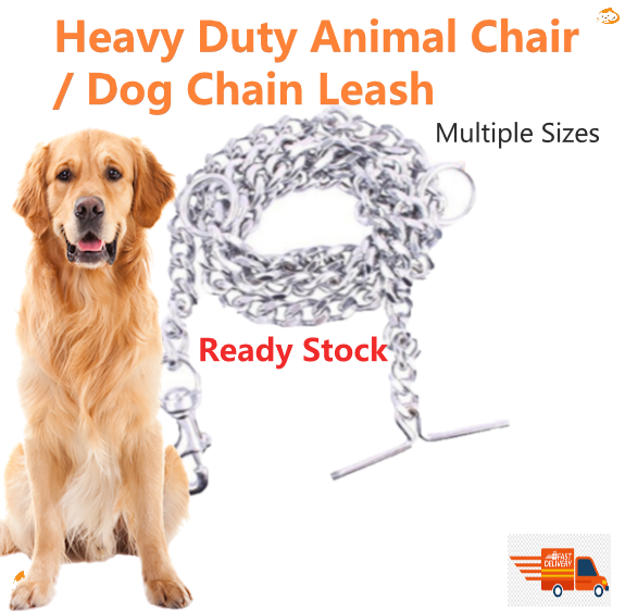 HEAVY DUTY ANIMAL CHAIN /Dog Chain Leash, Anti Chew Metal Basic Leads