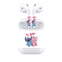 Disney Stitch Mickey Mouse for Apple Airpods 2 1 Skin Sticker for Wireless Bluetooth Headphone Charging Case Protective Stickers