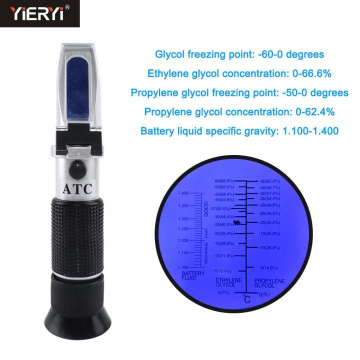 Cheap Antifreeze Refractometer Coolant Tester for Checking Freezing Point,  Concentration of Ethylene
