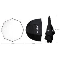 Godox 120cm 47in Portable Octagon Softbox Umbrella Brolly Reflector for Speedlight Flash