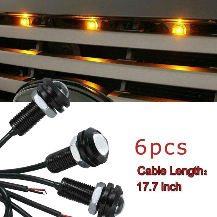 กระจังหน้ากรอบกระจังหน้ารถฝากระโปรงไฟ-led-กระจังหน้า2500-3500-6ชิ้นสำหรับหลบ1500