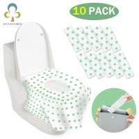 【LZ】▩  Tampas De Assento Sanitário De Papel Descartável Capas À Prova De Bactérias Para Acampar Viagem Acampamento Banheiro Tamanho Grande WC ZXH 5 Pcs 10Pcs