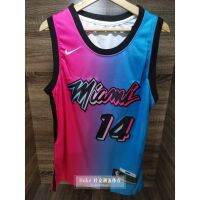 เสื้อผ้าบอลที่นิยมมากที่สุด ขายดี NBA JERSEYMIAMI ฮีทเตอร์ 14 ลิตร HERRO JERSEY HKgldc58GMefbh62