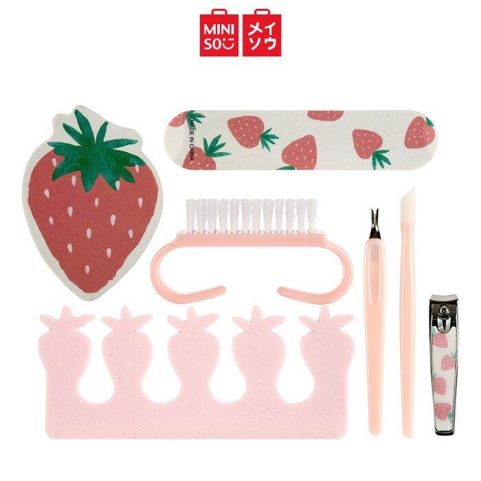 Miniso Manicure Kit Strawberry Nail Care Nail Tools Lazada PH