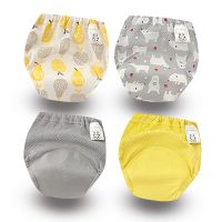 Baby Kids Cotton Potty Training Pants Waterproof Infant Shorts Underwear Reusable Cloth Diaper Nappies Child Panties 4PCS/lot Cloth Diapers