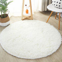 Round Fluffy Car For Childrens Room Non-slip Round Rug Modern Living Room Decorative Cars Kid Washable Large Area Rugs