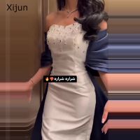 【HOT】﹍№ Gogerous Prom Dresses 2023 Evening Beads Formal Gowns Saudi Arabia