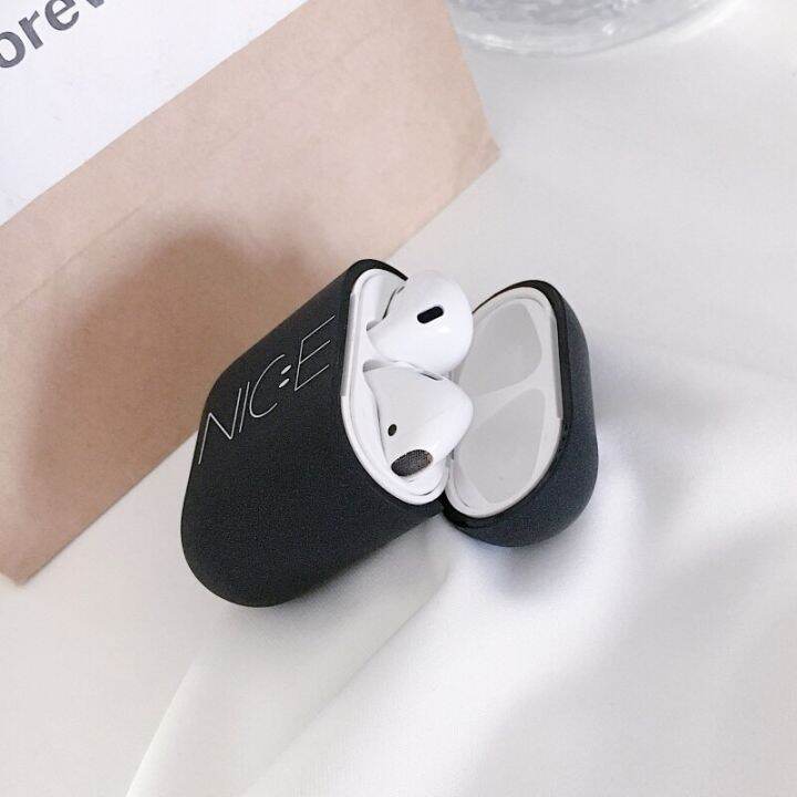 ฝาครอบใหม่กันกระแทกป้องกันสำหรับคู่รักเคสหูฟังหูฟัง1-2เคส-airpods-สีชมพูอุปกรณ์หูฟัง